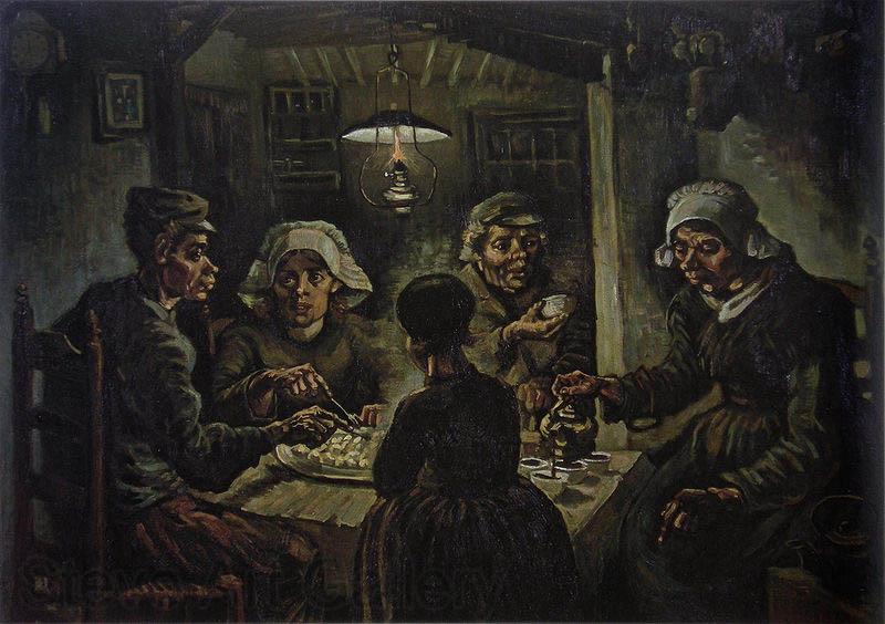 Vincent Van Gogh De Aardappeleters The Potato Eaters France oil painting art